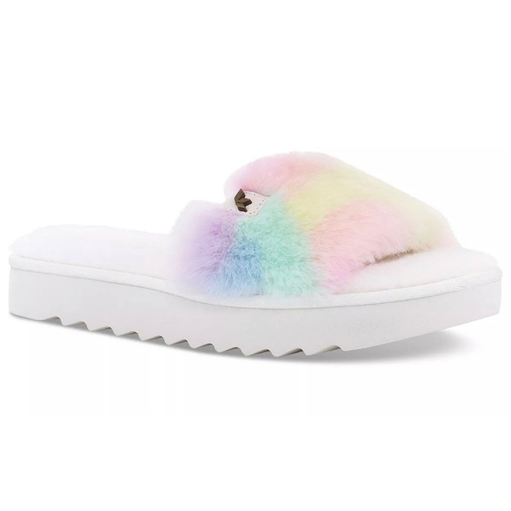 KOOLABURRA BY UGG Women's Fuzz-ah Pastel Slide Sandals Size 9